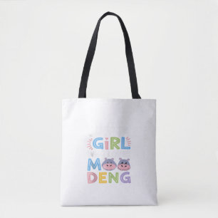 Mens MooDeng Just a Girl Who Loves Moo Deng Funny Tote Bag