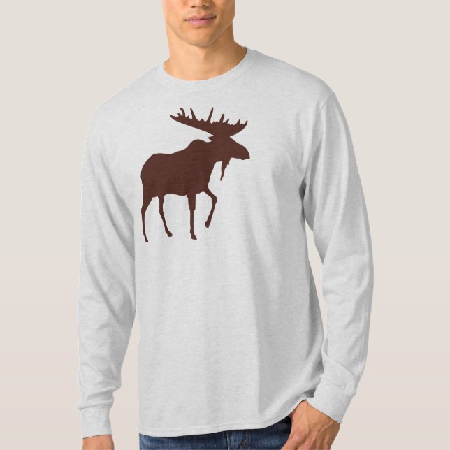 Men's Moose Raglan Shirt (Front)