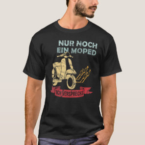 Mens Moped 2 Stroke Anch Ein Moped Vintage Fans T-Shirt