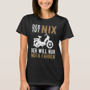 Mens Moped Vintage Car Moped Scooter Retro T-Shirt