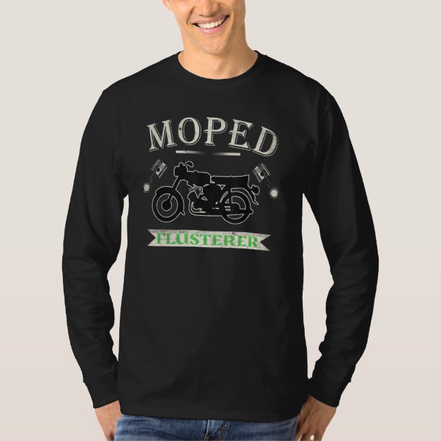 Mens Moped Whisper Ddr Moped S51 Suhl 2 Stroke Sim T-Shirt (Front)