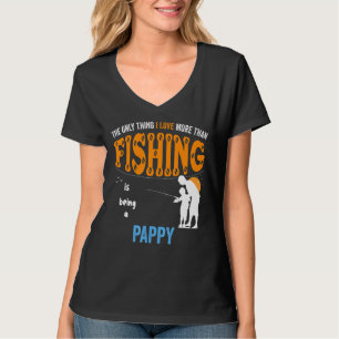 Mens More Than Love Fishing Pappy Special Grandpa T-Shirt