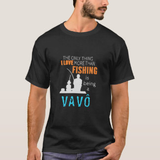 Mens More Than Love Fishing Vavô Portuguese Brazil T-Shirt