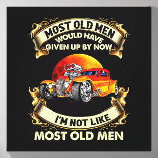 Mens Most Old Men Would Have Not Like Most Old Men Canvas Photo Tile
