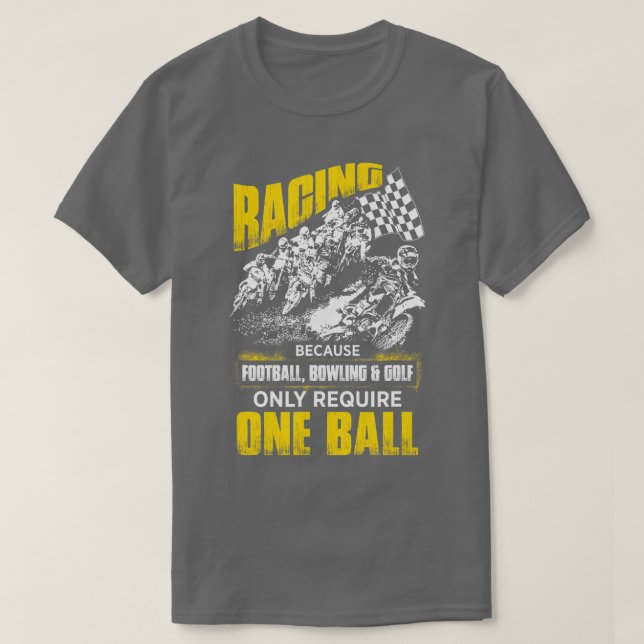 Mens Motocross Racing Because Other Sports Only Re T-Shirt (Design Front)