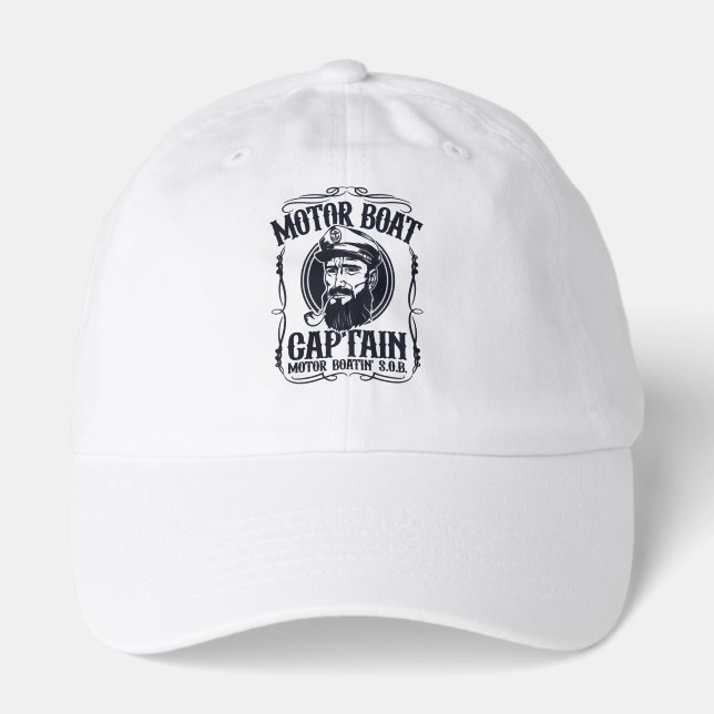 Men's Motor Boat Captain Hat (Front)