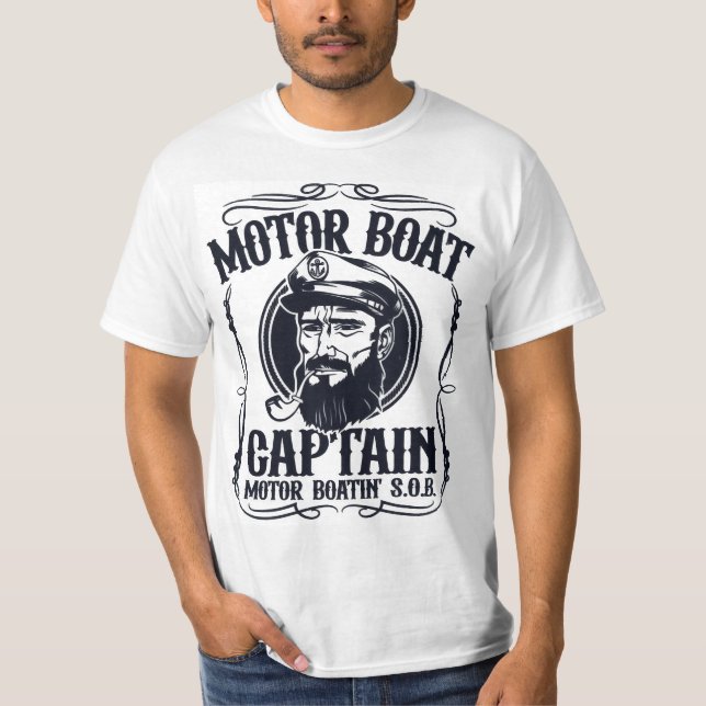 Men's Motor Boat Captain Shirt (Front)
