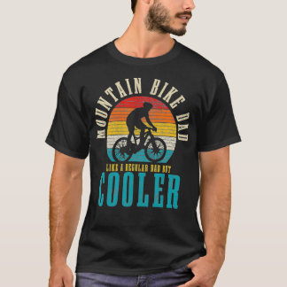 Mens Mountain Bike Dad Funny Vintage MTB Downhill T-Shirt