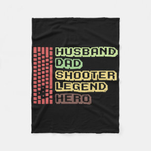 Mens Mouse Gamer Design For Your Computer Gaming H Fleece Blanket