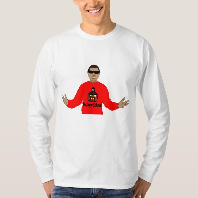 Men's Mr. New-School Long Sleeve T-shirt (Front)
