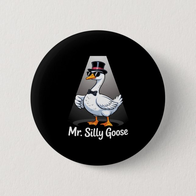 Mens mr silly goose gettin' loose bridge to be button (Front)