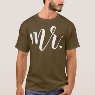 Mens Mr Wedding Newlywed Husband Honeymoon Matchin T-Shirt