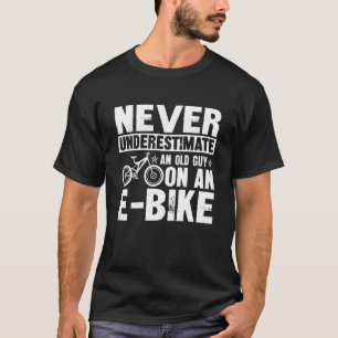 Mens Mtb Ebike Biker Mountain Bike - Cyclist Elect T-Shirt