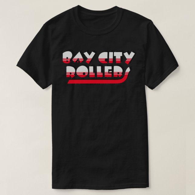 Mens My Favorite Band Bay City Rollers Music Rock  T-Shirt (Design Front)