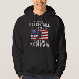 Mens My Favorite Basketball Player Calls Me Pawpaw Hoodie