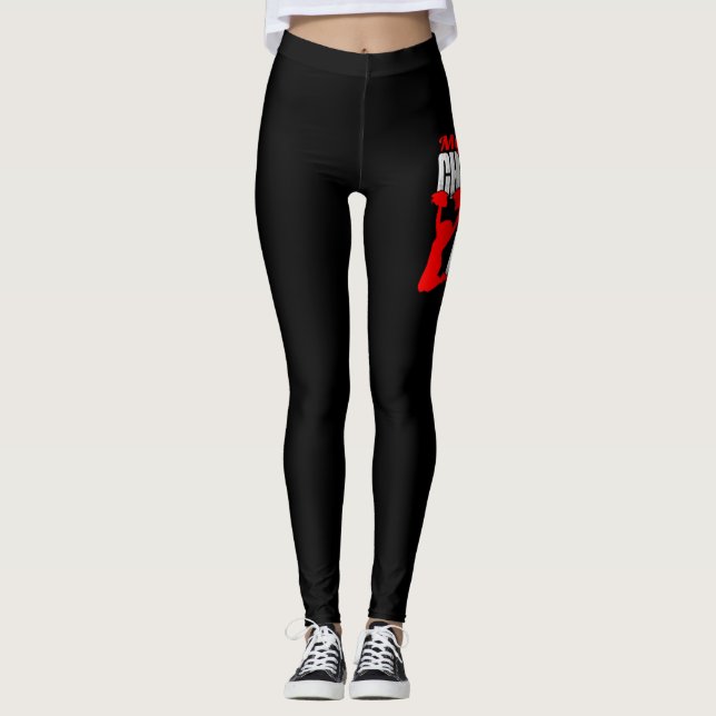 Mens My Favorite Cheerleader Calls Me Dad Cheer Leggings (Front)
