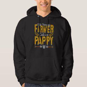 Mens My Favorite Farmer Calls Me Pappy Farming Pap Hoodie