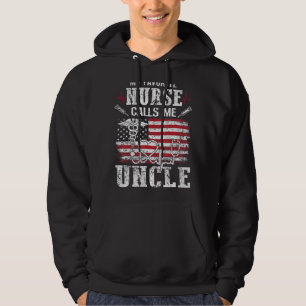 Mens My Favorite Nurse Calls Me Uncle Fathers Day Hoodie