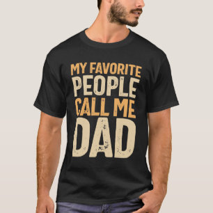Mens My Favorite People Call Me Dad Christmas T-Shirt