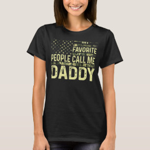 Mens My Favorite People Call Me Daddy Usa Patrioti T-Shirt