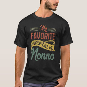 Mens My Favorite People Call Me Nonno Vintage Fath T-Shirt
