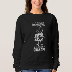 Mens My Favorite Photographer Buddy Calls Me Grand Sweatshirt
