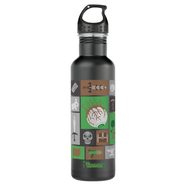 Mens My Favorite Terraria Gift For Birthday Stainless Steel Water Bottle (Front)