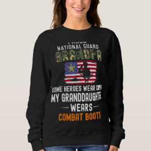 Mens My Granddaughter Wears Combat Boots National Sweatshirt