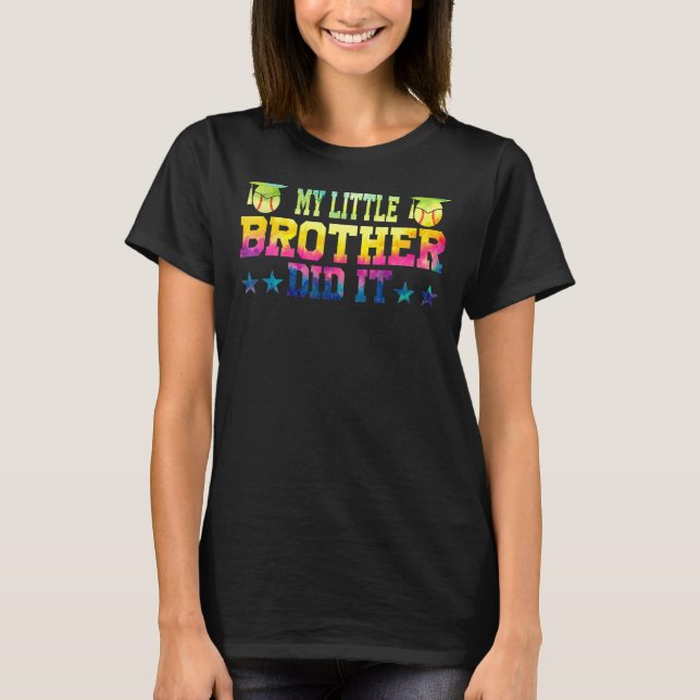 Mens My Little Brother Did It Senior 1 T-Shirt (Front)