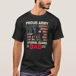 Mens My Son Has Your Back Proud National Guard Dad T-Shirt