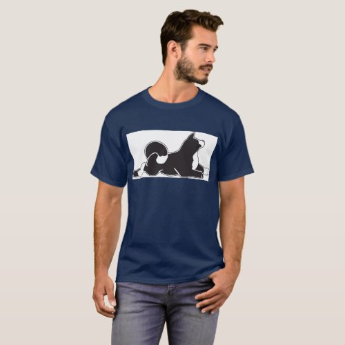 Mens Navy MARS T_shirt