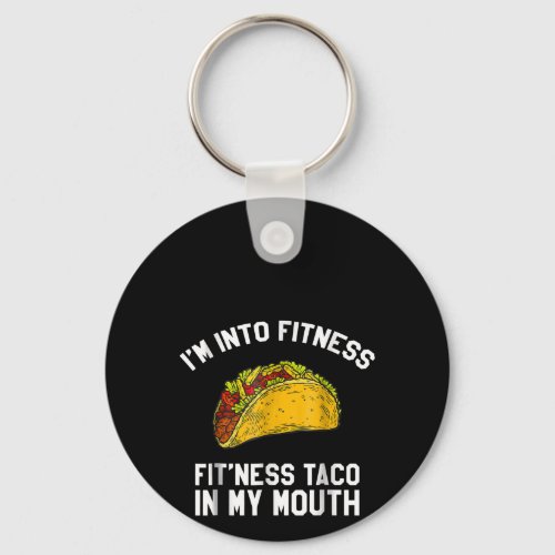 Mens Ness Faco Funny Mexican Gym Taco Lovers Keychain