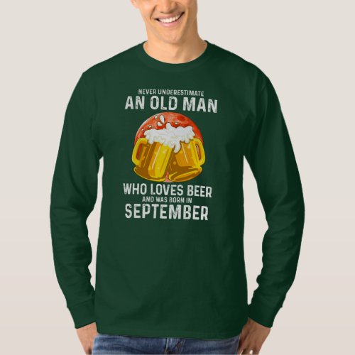 Mens Never Underestimate An Old Man Who Loves T_Shirt