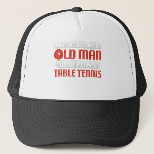 Mens Never Underestimate An Old Man Who Plays Trucker Hat