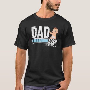 Mens New Dad 1st Time Dad Est 2023 Promoted To Dad T-Shirt
