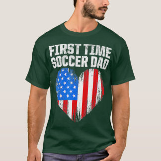Mens New First Time Dad to Be USA Soccer Daddy T-Shirt