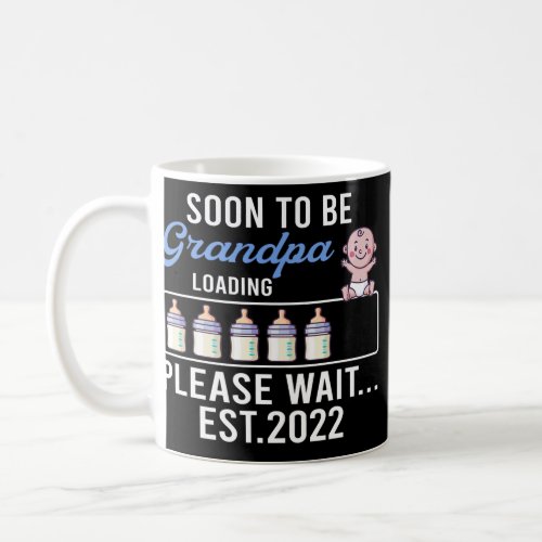 Mens New Grandad Pregnancy Announcement Soon To Coffee Mug