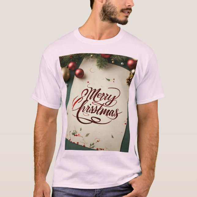 Mens New look Christmas Tshirts (Front)