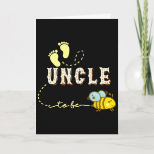 Mens New Uncle Gift Uncle To Bee Funny Fathers Day Card