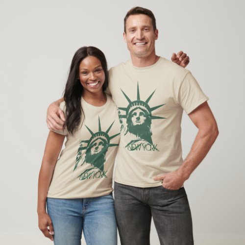 Mens New York Shirt Statue of Liberty T_shirt