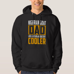 Mens Nigerian Goat Dad   Like a Regular Dad but Co Hoodie