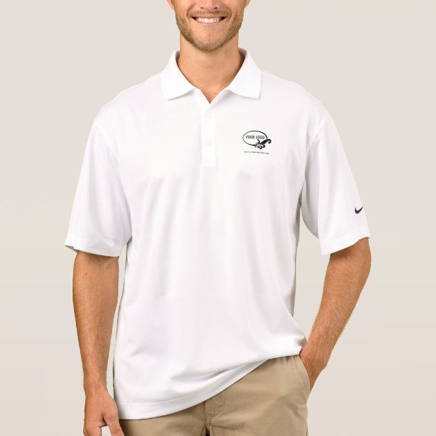 nike dri fit golf shirts with company logo