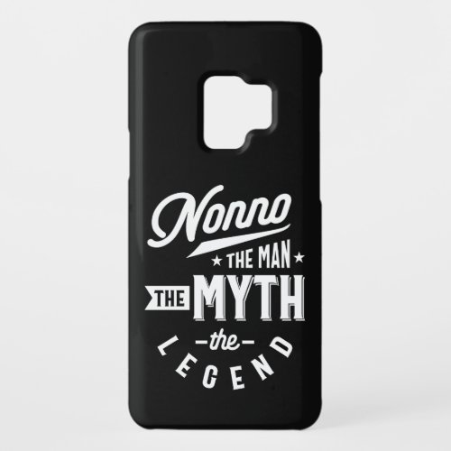 Mens Nonno The Man The Myth The Legend T_shirt Fat Case_Mate Samsung Galaxy S9 Case