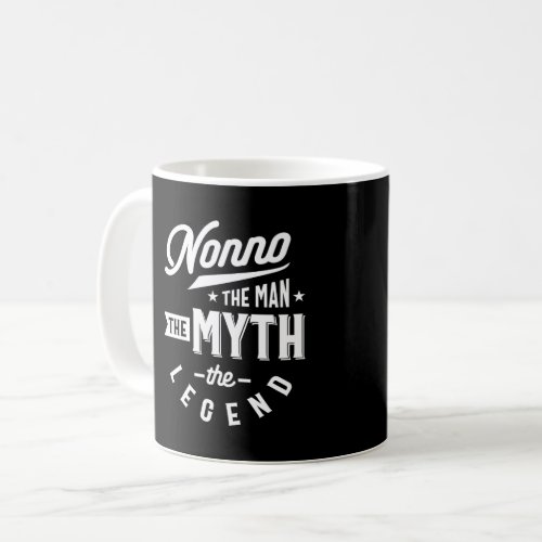 Mens Nonno The Man The Myth The Legend T_shirt Fat Coffee Mug