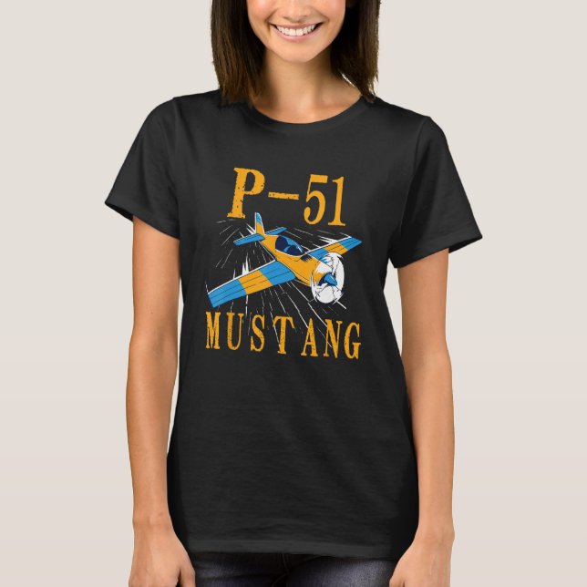 Mens North American Aviation World War 2 P 51 Must T-Shirt (Front)