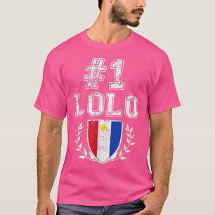 Mens Number One Lolo Filipino Grandfather T-Shirt
