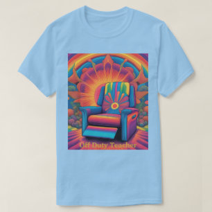 Men's Off Duty Teacher Psychedelic T-Shirt