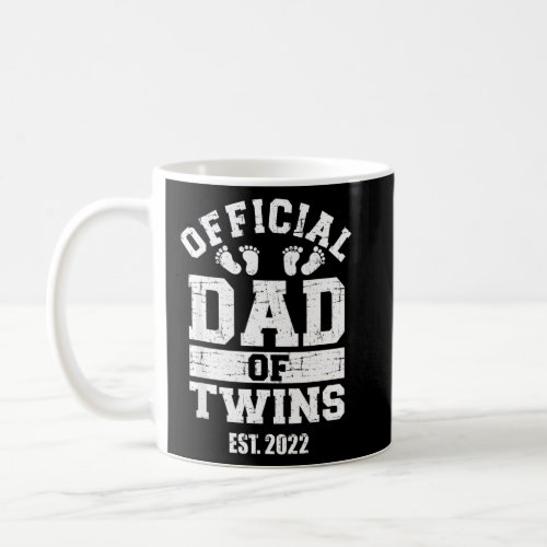 Mens Official dad of twins 2022  Coffee Mug