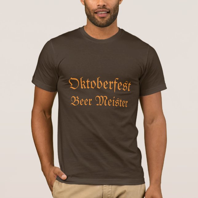 Men's Oktoberfest Beer Meister T-Shirt (Front)