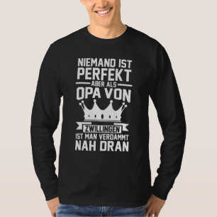 Mens Opa Von Zwillingen Grandfather T-Shirt